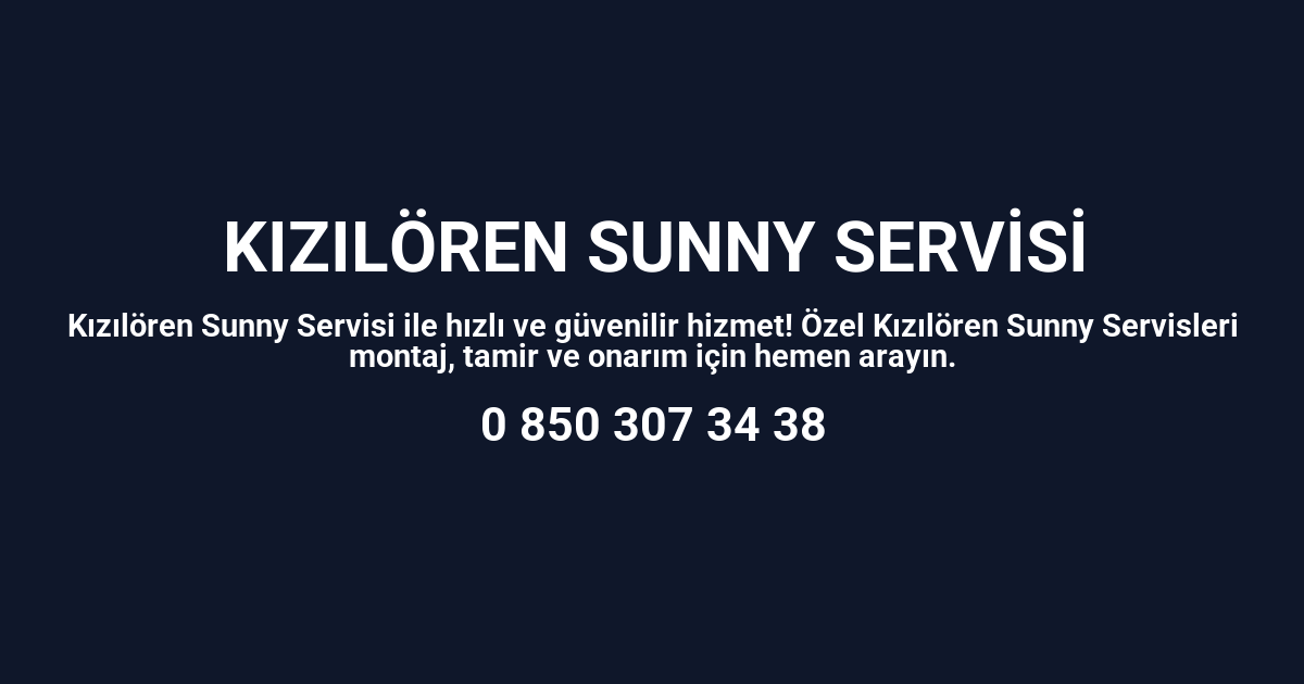 Kızılören Sunny Servisi